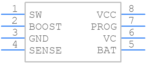 LT1510CS8#PBF - Analog Devices - PCB symbol