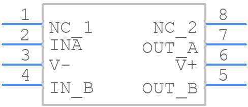 DS0026CN - Texas Instruments - PCB symbol