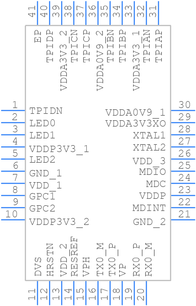 MXL86211I-AQB-T - MaxLinear, Inc. - PCB symbol