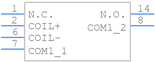 97-1-C-5/3D - Pickering - PCB symbol