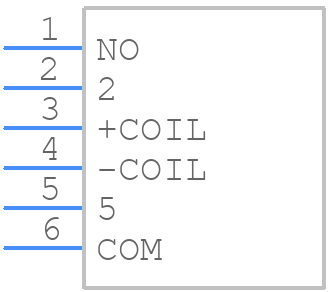 104ES-1-A-12/2D - Pickering - PCB symbol