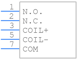 100-1-C-5/3 - Pickering - PCB symbol