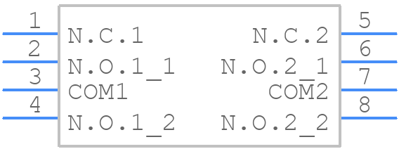 SWS040-015V23SSA - GCT (GLOBAL CONNECTOR TECHNOLOGY) - PCB symbol
