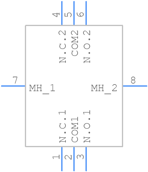 SWS045-030R22TSK - GCT (GLOBAL CONNECTOR TECHNOLOGY) - PCB symbol