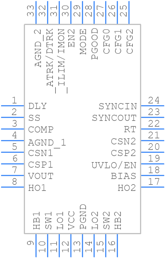 LM5125AQRHBRQ1 - Texas Instruments - PCB symbol