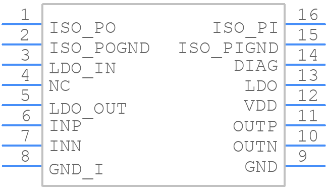 NSI3600D-Q1SWR - NOVOSENSE - PCB symbol
