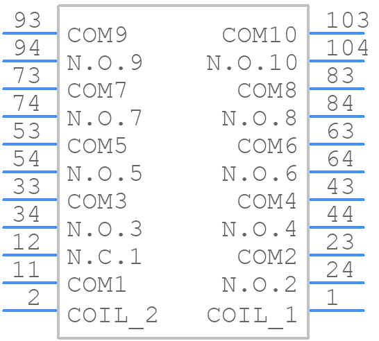 SIR91260VDC - ELESTA - PCB symbol