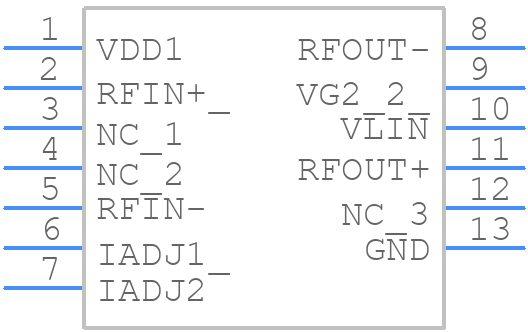 QPL1827SB - Qorvo - PCB symbol