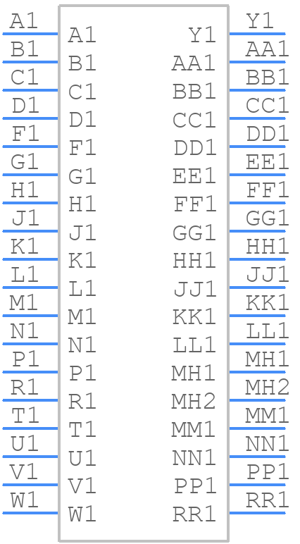 VAPL34M0NSS0LN-14 - Positronic - PCB symbol