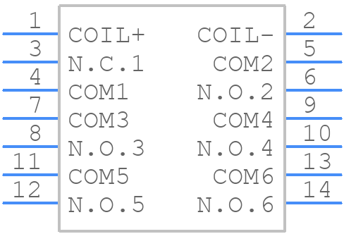 RF1V-5A1BLD1-D24 - Idec - PCB symbol
