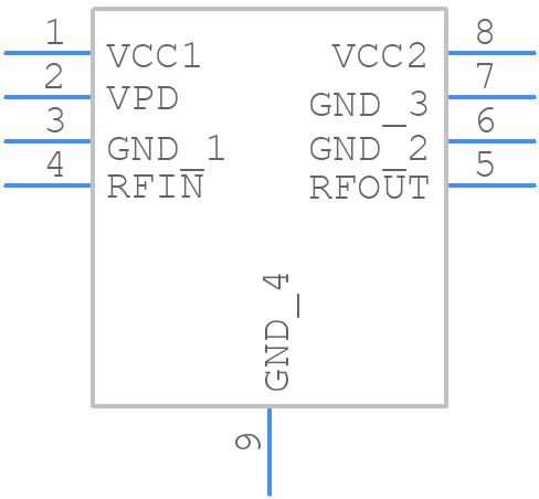 HMC407MS8GTR - Analog Devices - PCB symbol