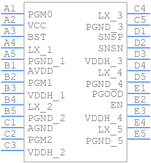 MAX16710AWA+T - Analog Devices - PCB symbol