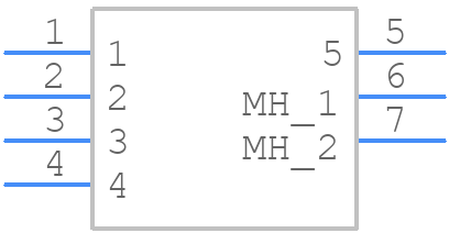 86 0531 1120 00005 - Binder - PCB symbol