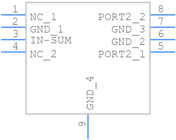 CHW4212-QKA/20 - UMS - PCB symbol