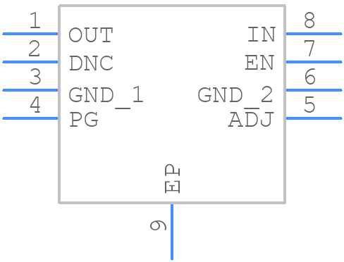 TPS7B4259QDDARQ1 - Texas Instruments - PCB symbol