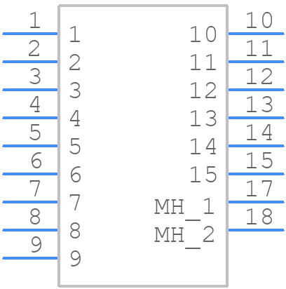 M24308/24-273F - Amphenol - PCB symbol