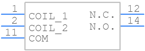 36.11.9.024.4301 - FINDER - PCB symbol