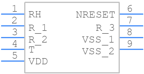1-101381-01 - Sensirion - PCB symbol