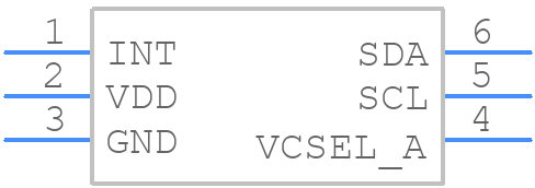 VCNL36829UM - Vishay - PCB symbol