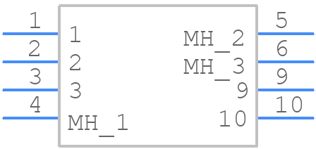 MD-30SMW - Same Sky - PCB symbol