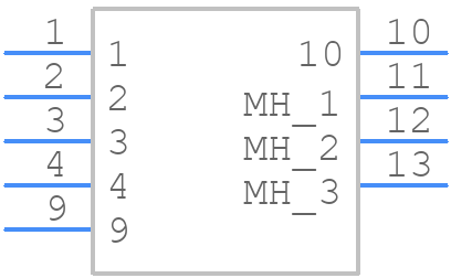 MD-40SSW - Same Sky - PCB symbol