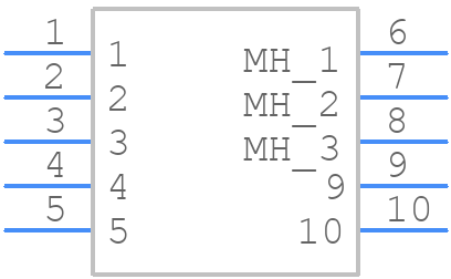 MD-50SSW - Same Sky - PCB symbol