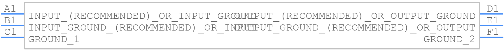 TA1685A - TAI-SAW Technology - PCB symbol