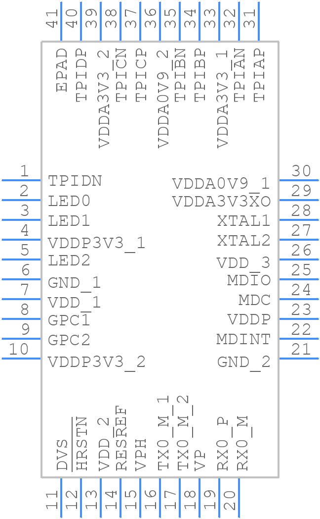 MXL86112C-AQB-T - MaxLinear, Inc. - PCB symbol