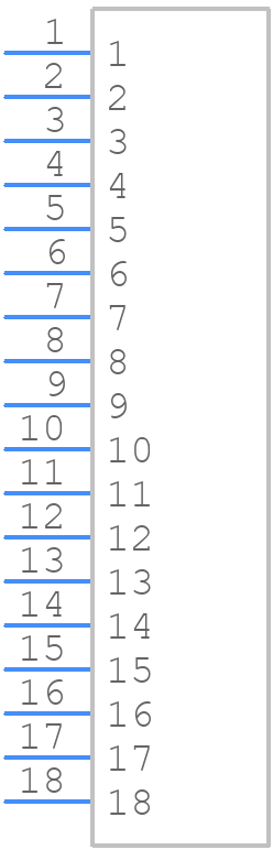 XG8S-1831 - OMRON Electronics - PCB symbol