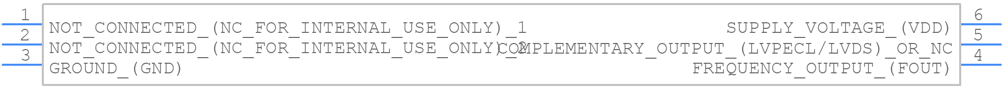 RK1055032CMOS-I-3-FVT-EM-200M - Rakon - PCB symbol