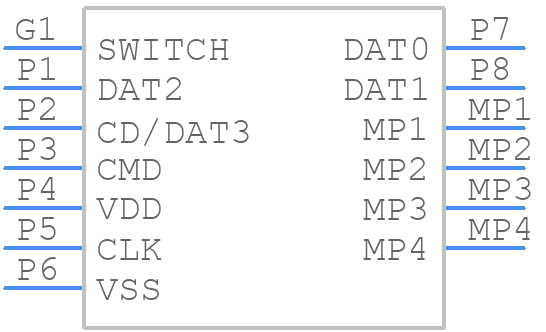TF-123-ARP9H17 - XUNPU - PCB symbol