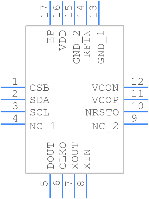CMT2210A-EQR - Hope Microelectronics - PCB symbol