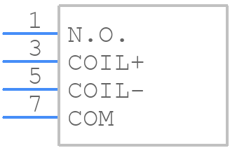 101-1-A-3-2D - Pickering - PCB symbol