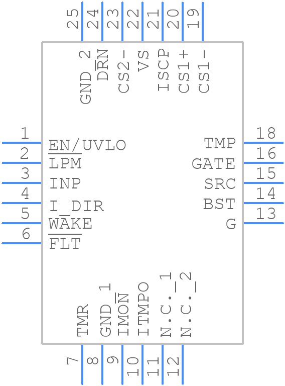 TPS12121QRGERQ1 - Texas Instruments - PCB symbol