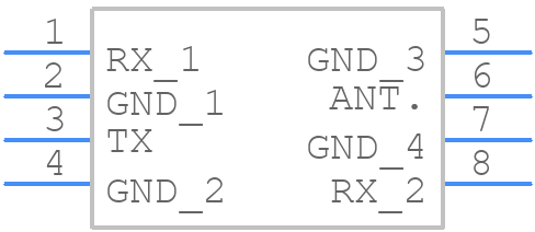 SD18-1950R8UBQ1 - Kyocera AVX - PCB symbol