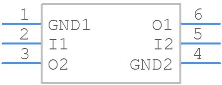 PUMB10-QF - Nexperia - PCB symbol