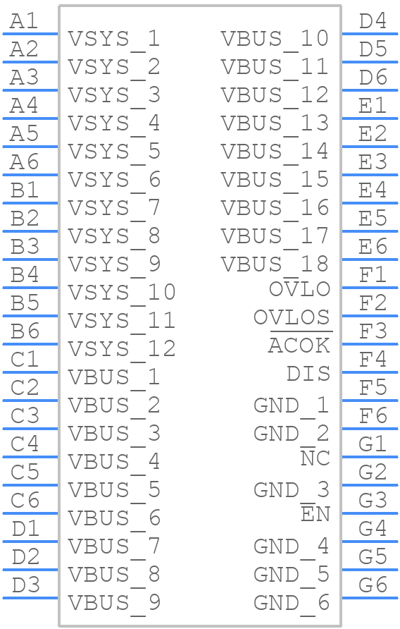 KTS1801AEMAB-TB - Kinetic Technologies - PCB symbol