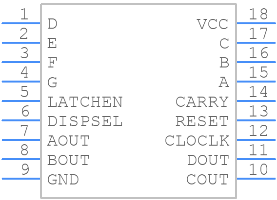 MM74C928J - Texas Instruments - PCB symbol