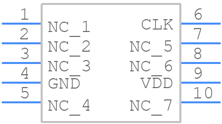 SIT5349AI-FR-33N0A160.000000 - SiTime - PCB symbol