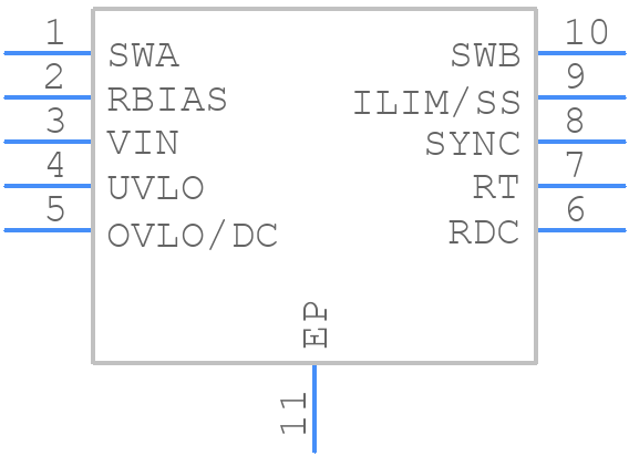 LT3999MPMSE# - Analog Devices - PCB symbol