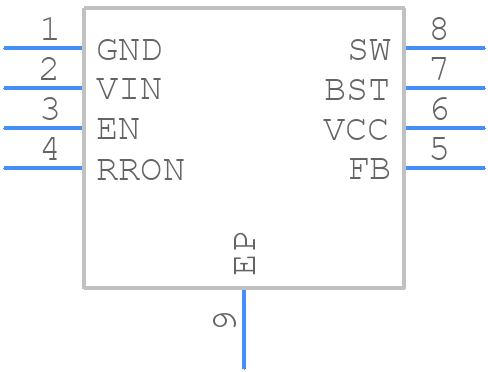 DCP100D7PHRY - STMicroelectronics - PCB symbol