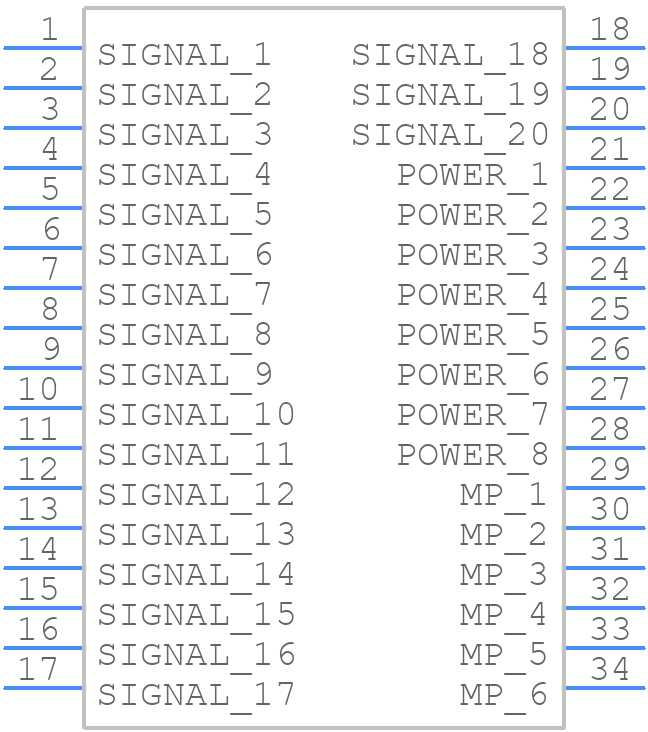2262770201 - Molex - PCB symbol