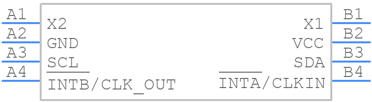 MAX31342EWA+T - Analog Devices - PCB symbol
