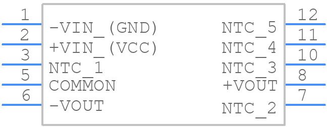 TSV0512D - Traco Power - PCB symbol