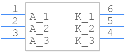 NSVBAS21AMR6T2G - onsemi - PCB symbol