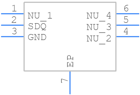 TMF0020DRPR - Texas Instruments - PCB symbol
