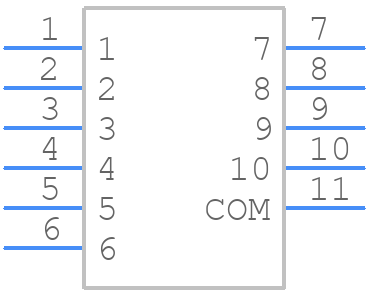 77SP36-01-1-05N - Grayhill - PCB symbol
