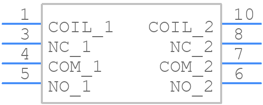 D3493L - TE Connectivity - PCB symbol