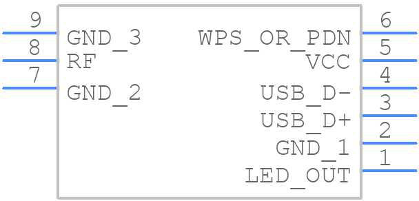 LM822-1459 - LM TECHNOLOGIES - PCB symbol