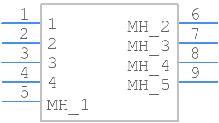 208244-0201 - Molex - PCB symbol